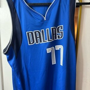 Dallas Mavericks Luka Doncic Blue Jersey #77